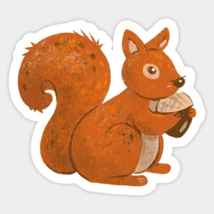 Adorable Squirrel Sticker